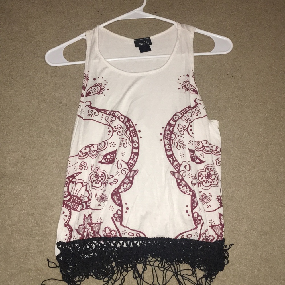 Dangling skull tank top!